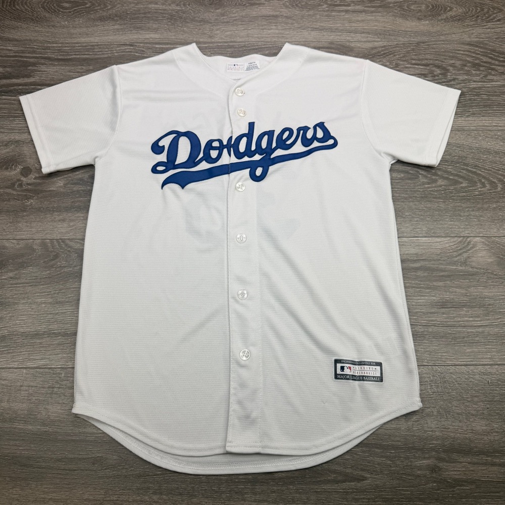Los Angeles LA Dodgers Cody Bellinger #35 Jersey Youth Large White MLB Baseball